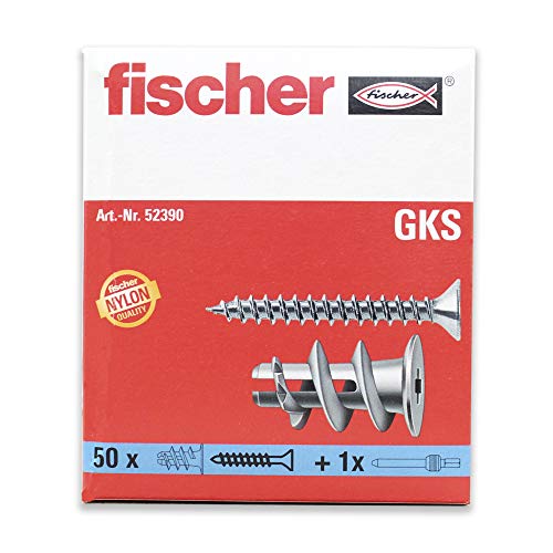 Fischer GKS Cheville pour plaques de plâtre 22 mm 52390 50 pc(s) 4