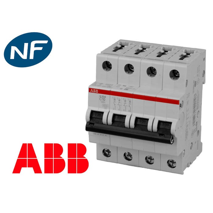 Disjoncteur Modulaire ABB 40A 4P S204-C40 1