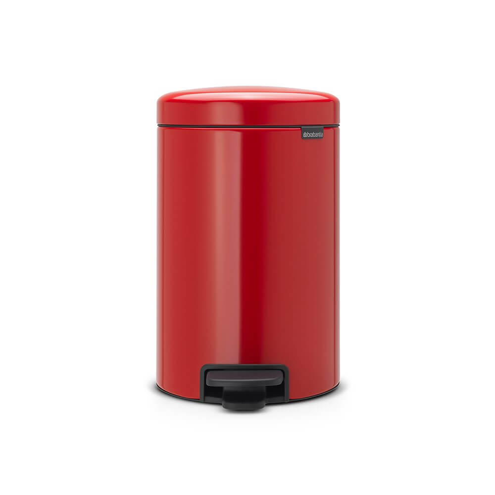 Poubelle à pédale 12l rouge - Brabantia 112003