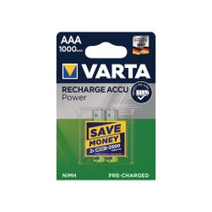 Piles rechargeables VARTA2Micro emball.thermo. 4