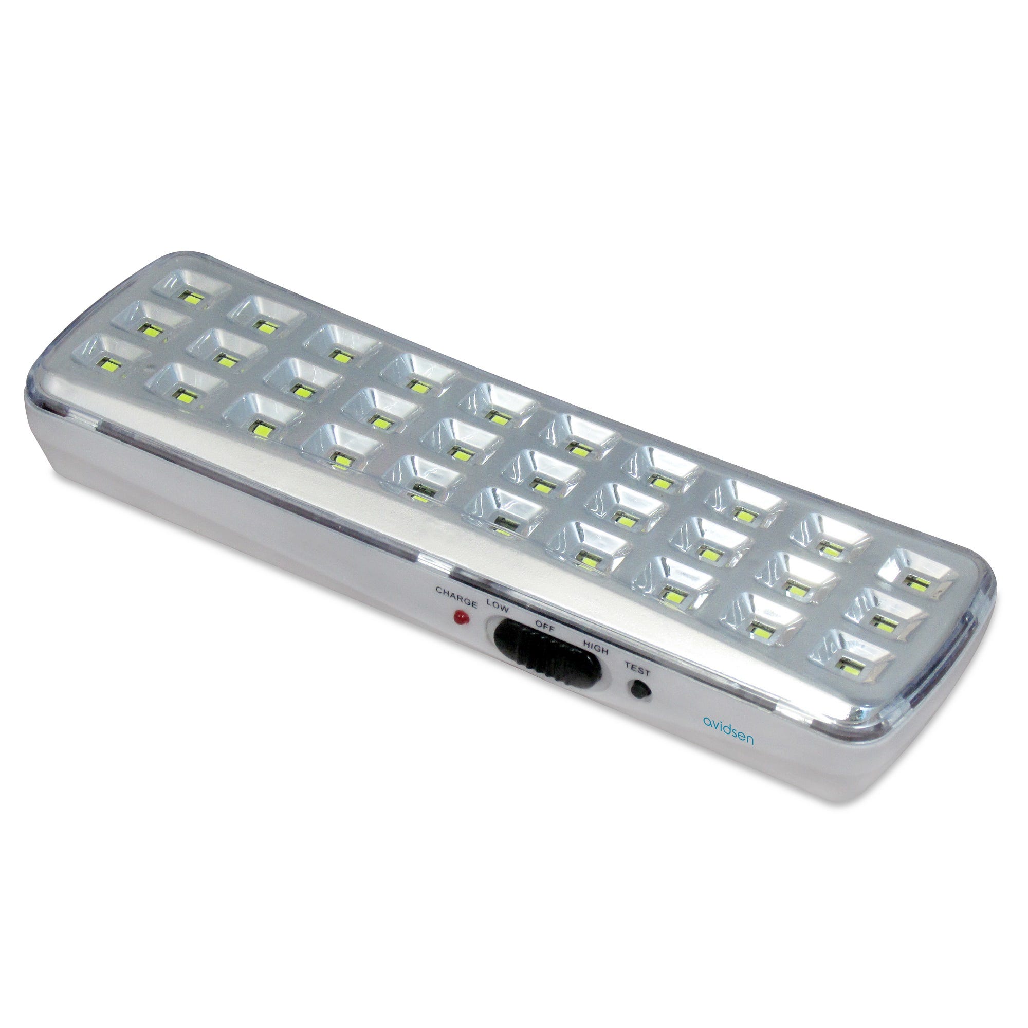 Lampe de poche avec batterie au lithium 30 LED deux modes d'éclairage - Avidsen - 103661 - 0