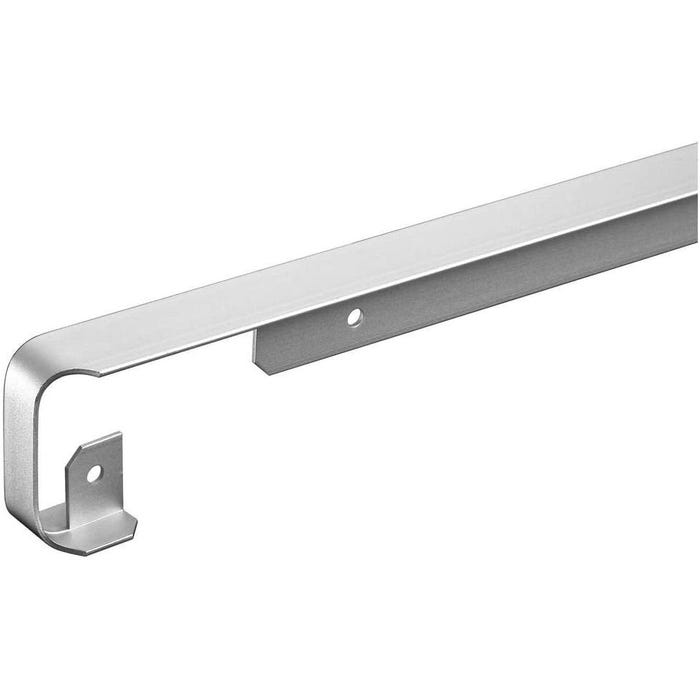 Profilé aluminium aluminium bord droite jonction d'angle 2/4R 38mm R0/2mm x 670mm - NORDLINGER - 680153 0