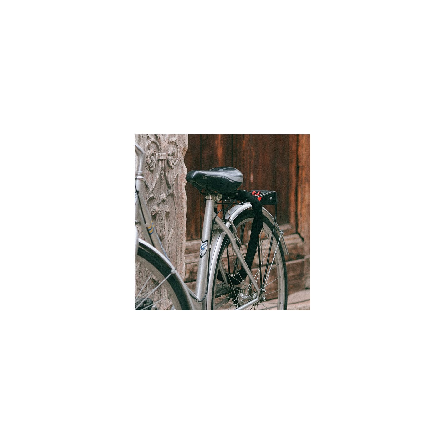 THIRARD - Chaîne acier gainé nylon Loops, vélo, moto, barrières, 1.5m, noir 3