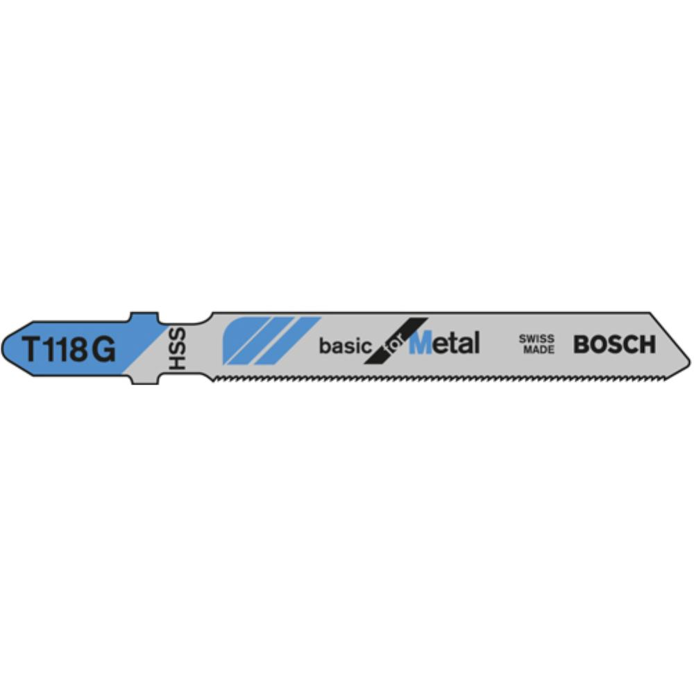 Lame de scie sauteuse T 118 G Basic for Metal - BOSCH - 2608631012 4