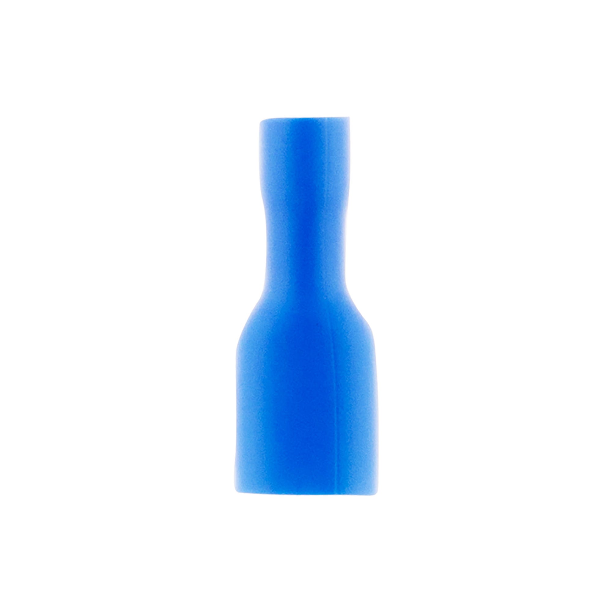 10 cosses bleu clips femelles isolés 6,3 mm - Zenitech 0