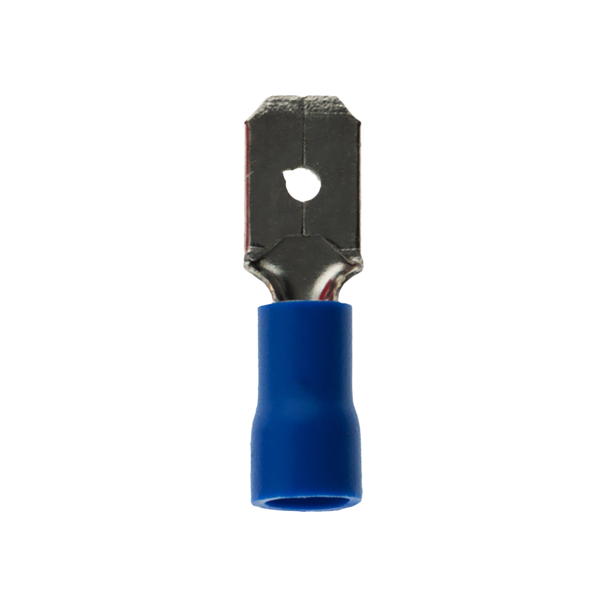 10 cosses bleu languettes mâles 6,3 mm - Zenitech 0