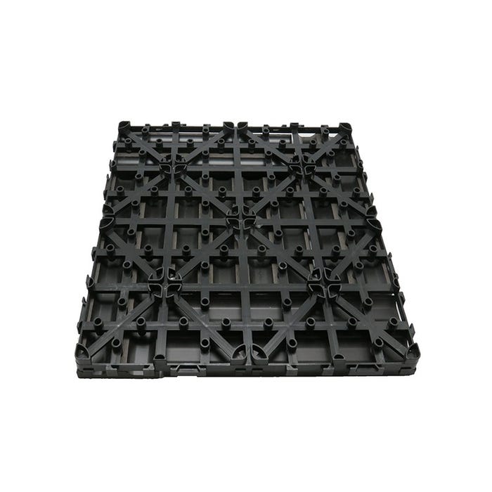 Dalle de terrasse bois composite Modular 30 x 30 cm / ep 2,5 cm Terre cuite, Surface couverte en m² - 0.091 par dalle 1