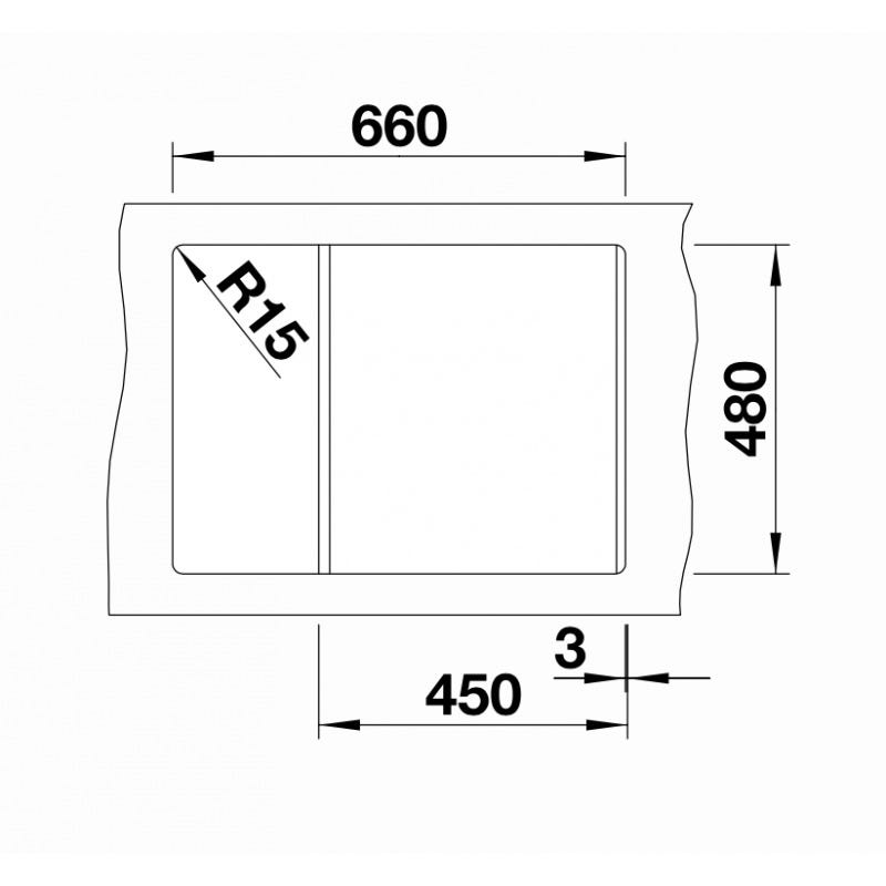 Evier Blanco Metra 45s Compact Silgranit - Blanc - Vidage : Manuel 3