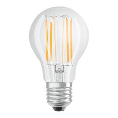 Lampe LED forme standard à filament E27 2700°K 8 W 0