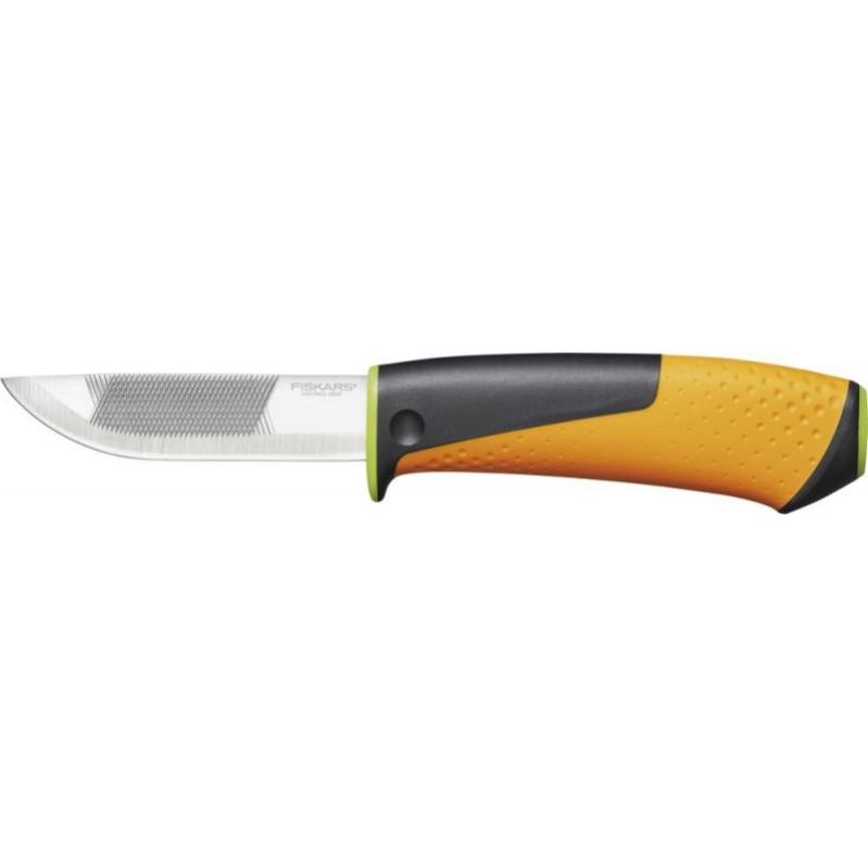 Couteau travaux difficiles Fourreau -aiguiseur intégré - surface de frappe