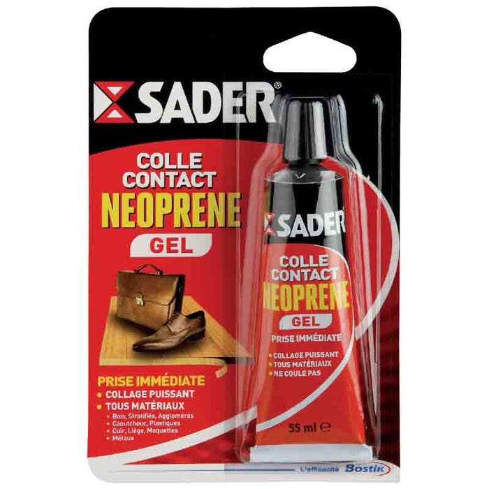 Colle gel contact néoprène SADER - Prise immédiate - 55ml 3