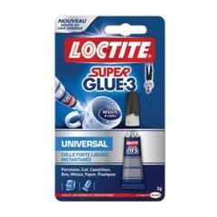 Super glue-3 liquide Universal tube de 3g - LOCTITE - 2608918