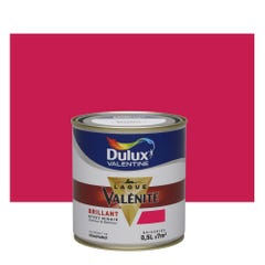 Peinture laque boiserie Valénite rouge madras brillant 0,5 L - DULUX VALENTINE