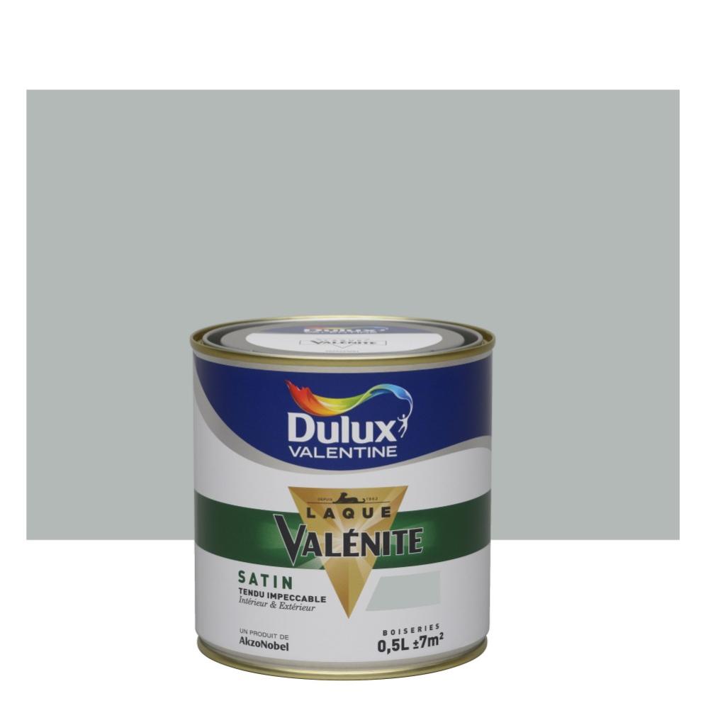 Peinture laque boiserie Valénite gris alpaga satiné 0,5 L - DULUX VALENTINE
