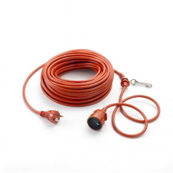 Câble électrique 25 m 3 fils 1,5 mm² avec mousqueton - OUTILS WOLF - VV25