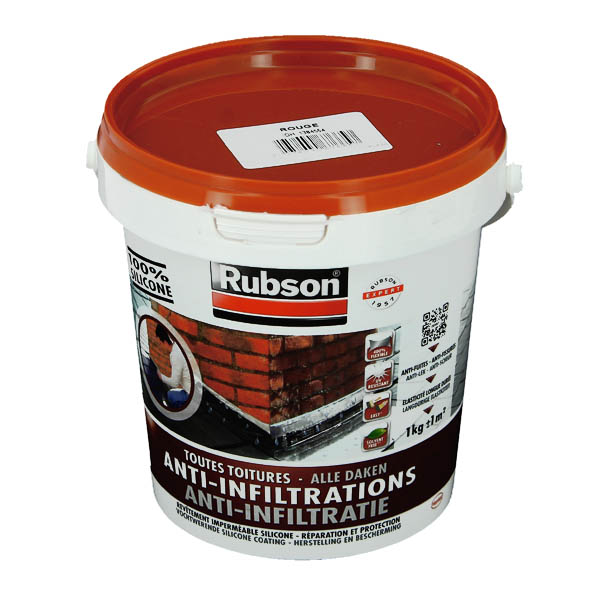 Revêtement d'étanchéité Toitures Anti-infiltrations Terre Cuite Seau 1kg