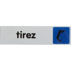 Plaquette de porte ''Tirez'' en Plexiglas 170x45mm - NOVAP - 4033679 5