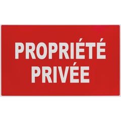 Panneau de signalisation rectangulaire Novap - Propriété privée 0