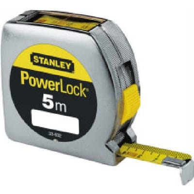 Mètre Powerlock lecture directe STANLEY 5m x 19mm - 0-33-932 5