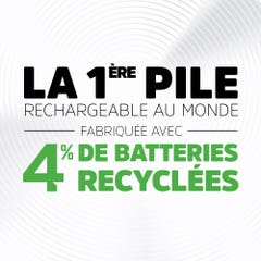 Pile rechargeable 9 v, 175 mAh, ENERGIZER 1