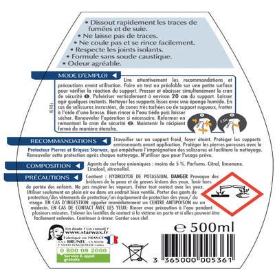 Starwax Mousse active spécial inserts poêle & cheminée (500 ml) au