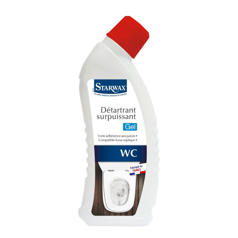 Détartrant surpuissant en gel pour WC - 750 ml