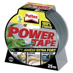 Adhésif super puissant "Power tape" Gris - 50 mm x 25 m 0
