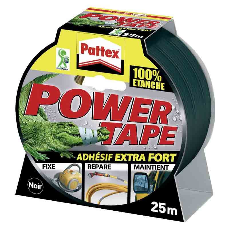 Adhésif super puissant "Power tape" Noir - 50 mm x 25 m 0