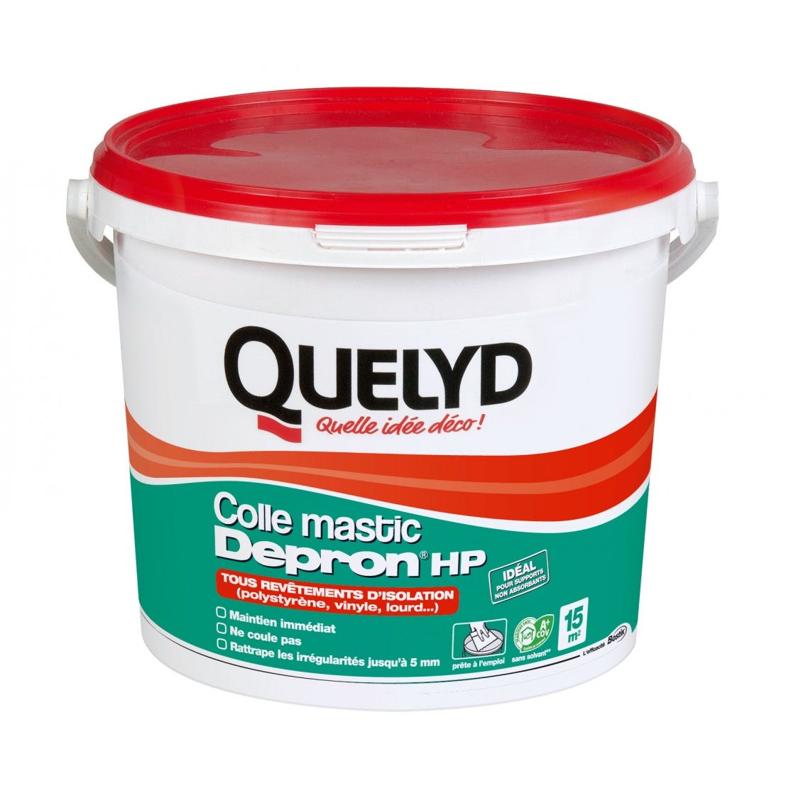 Colle mastic pour matériaux isolants QUELYD, 6 kg 0