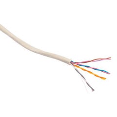 Déstock Electraline - Câble Téléphonique Adsl Type 298 Ivoire 4p0,5 Mm² Ø 4,1 Mm 100 M 0