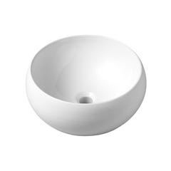 Vasque à poser forme bol en porcelaine blanche 1
