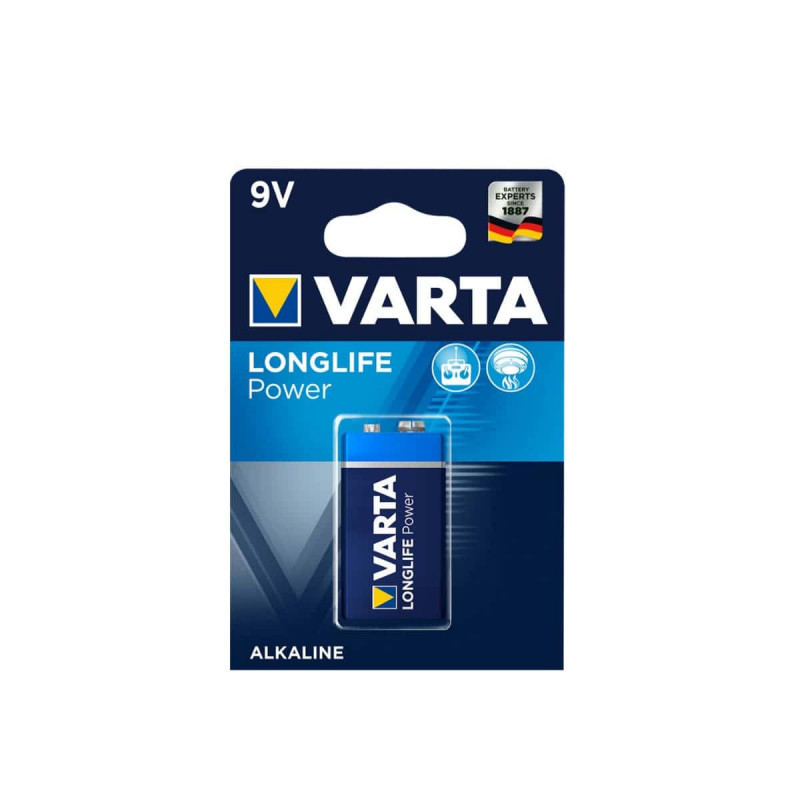 Pile 6LR61 VARTA Alcaline