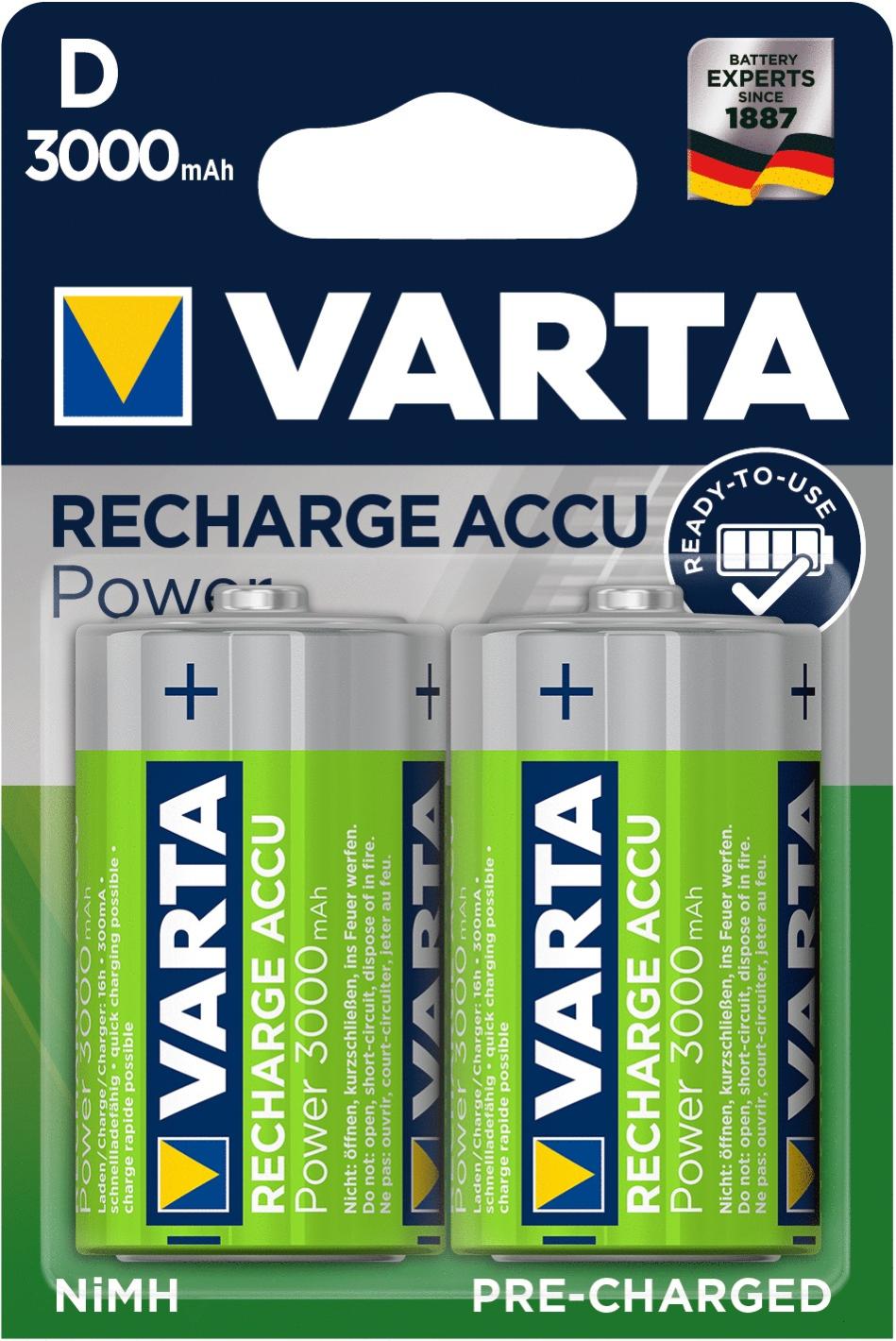 Accus Ni-MH 2x1,2 V - VARTA - 56720101402