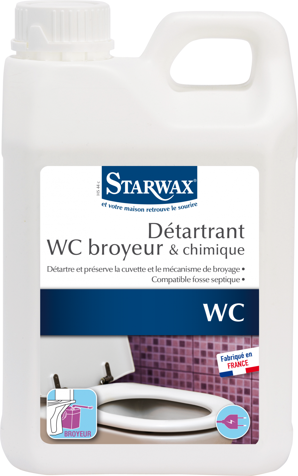 Détartrant wc et broyeurs STARWAX 2 l ❘ Bricoman