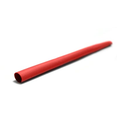 Gaine thermorétractable rouge, L.1 m, Diam.6.4 mm, ZENITECH 0