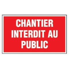 Panneau ''Chantier interdit au public'' - NOVAP - 4160665 0