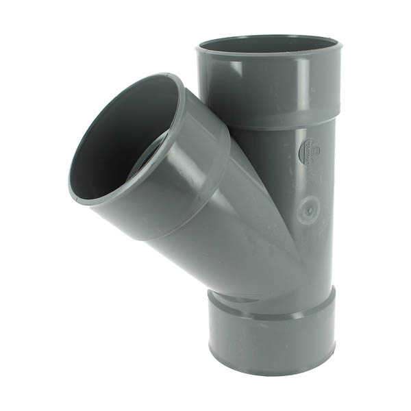NICOLL Culotte 45° PVC Femelle Femelle Ø80