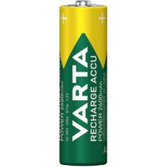 4 Piles LR06 VARTA AA Accu Power Rechargeables 2600mAh 2