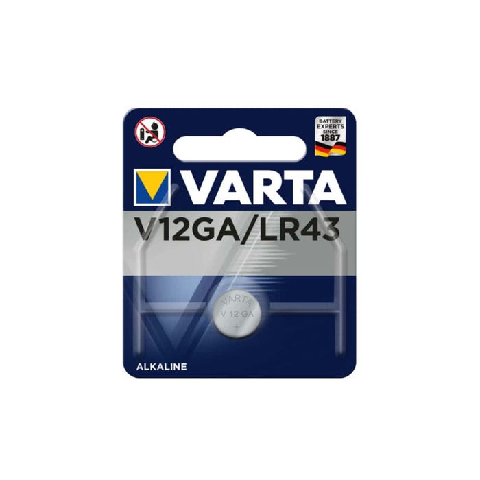 Micro Pile V12GA LR43 VARTA Lithium 1,5V 0