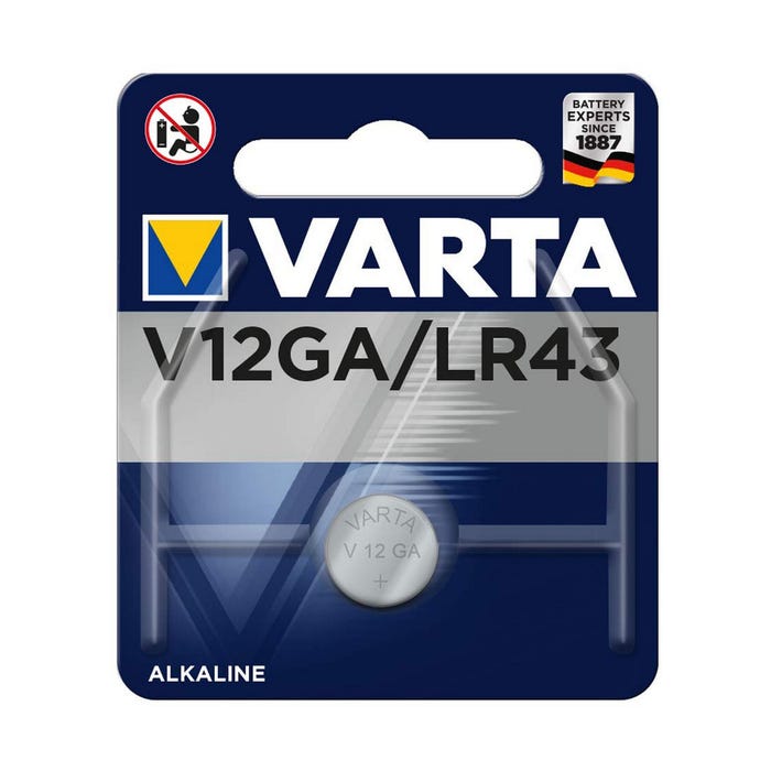 Micro Pile V12GA LR43 VARTA Lithium 1,5V 3