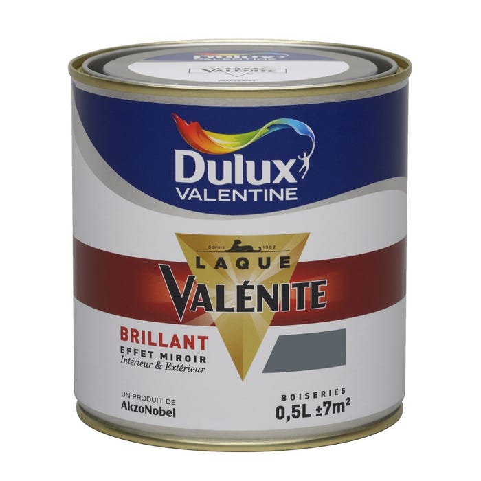 Peinture laque boiserie Valénite anthracite brillant 0,5 L - DULUX VALENTINE 2