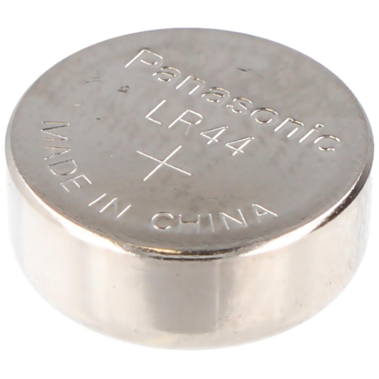 PANASONIC Pile Bouton Cell Power LR44 (L1154) alkaline manganese 1,5 V