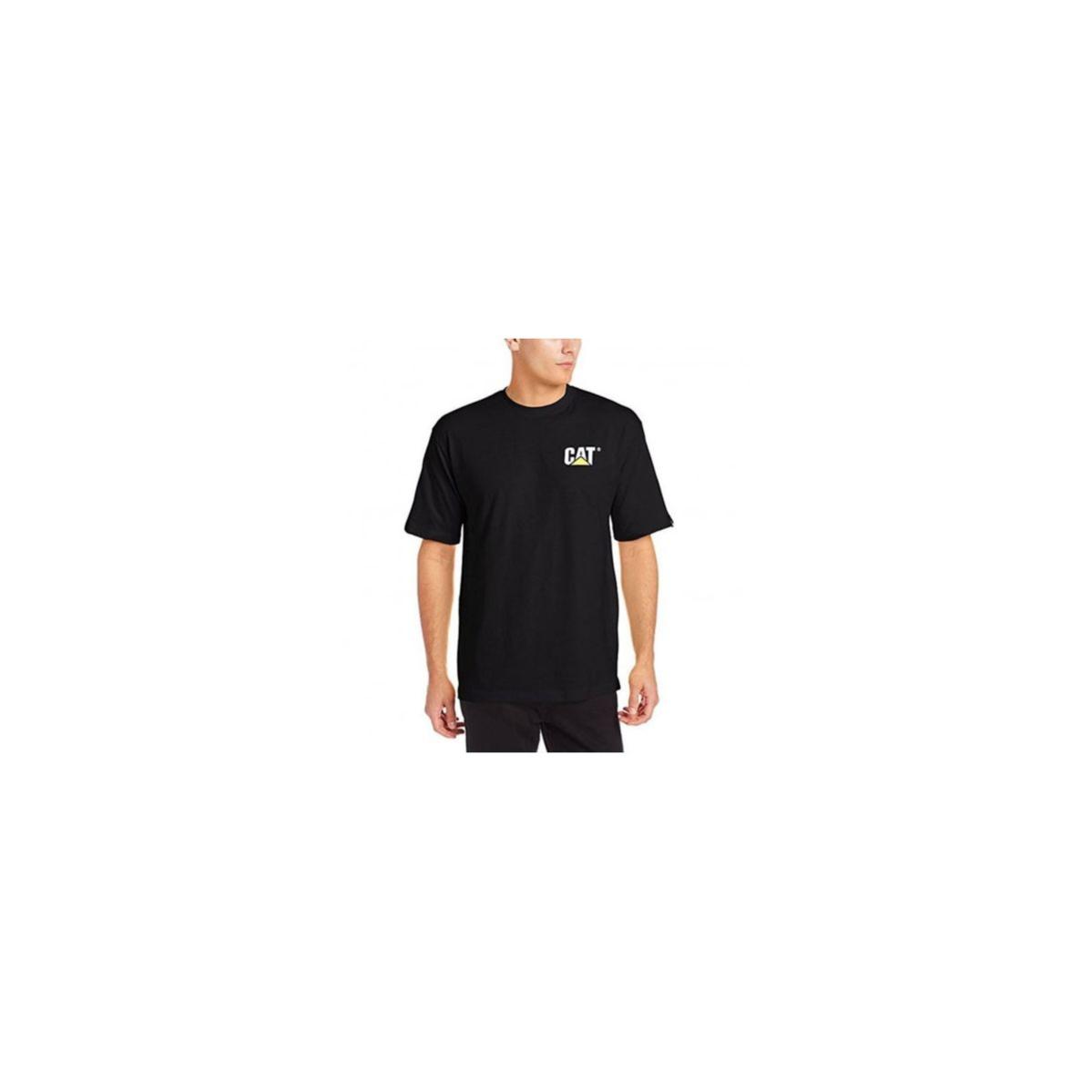 Tee-Shirt coton TRADEMARK W05324 Noir - Caterpillar - Taille XL