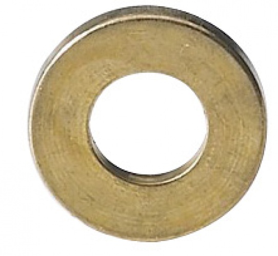 Lot de 6 bagues paumelles laiton pour meuble HETTICH, L.1.6 x Diam.12 mm