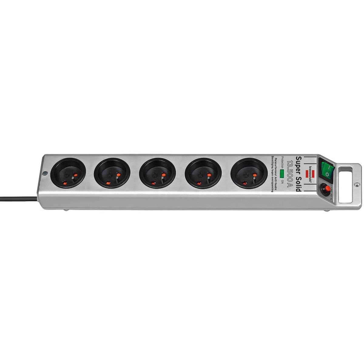Multiprise Brennenstuhl 5 Prises Silver 2,5m H05vv-f 3g1,5