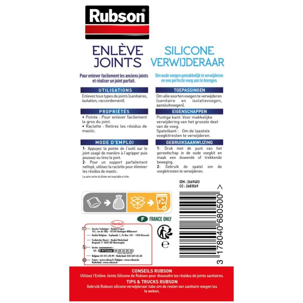 RUBSON Easy Service outil Enleve-Joints 3