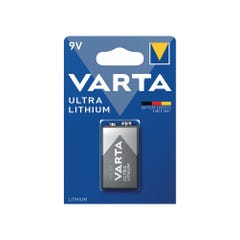 Pile VARTA 9V ULTRA Lithium 3
