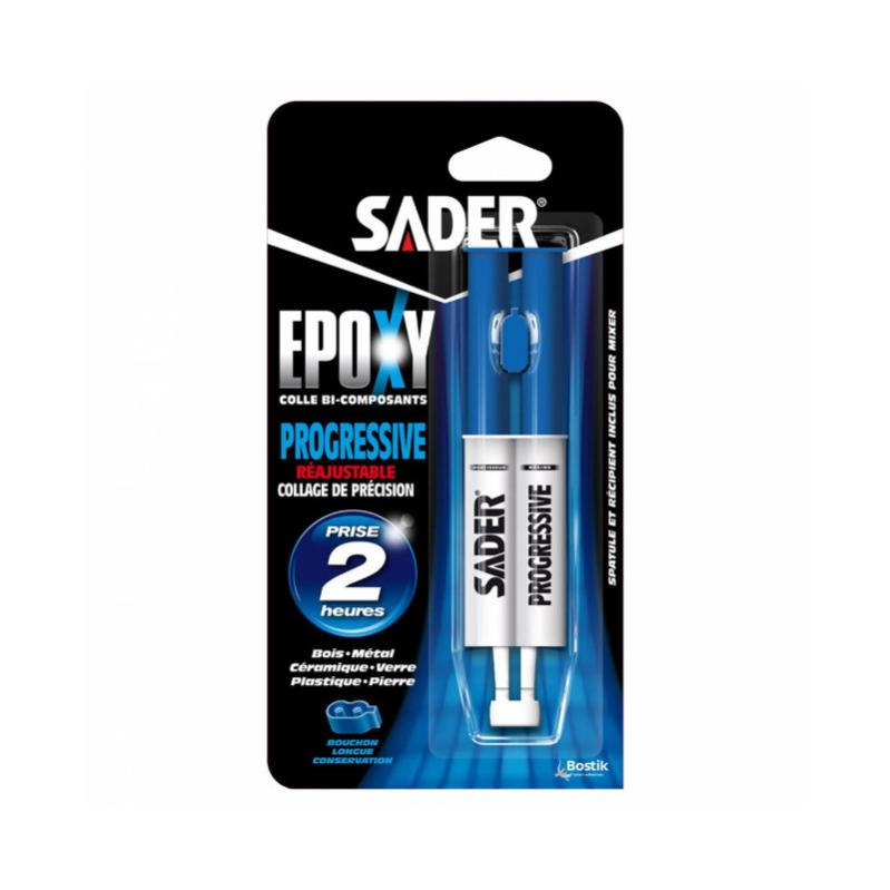 Sader époxy bi-composants progressive seringue de 25 ML BOSTIK - 30601297