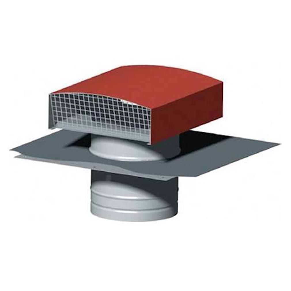 s&p ct200tuile | unelvent 870075 - chapeau de toiture métallique, d 200 mm, rejet 900 m3/h, asp 600 m3/h, tuile