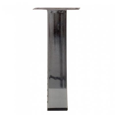 Pied table basse cylindrique HETTICH réglable, Ht.De 40 à 43 cm acier  chromé gri